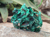 Natural Silky Malachite Specimens x 6 From Kasompe, Congo