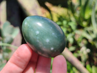 Polished Swazi Jade Gemstone Eggs x 12 From Swaziland