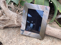 Hand Made Polychrome Jasper Picture Frame x 1 From Madagascar