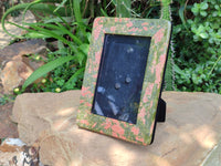 Hand Made Unakite Picture Frame in Box - Sold per Item - From South Africa