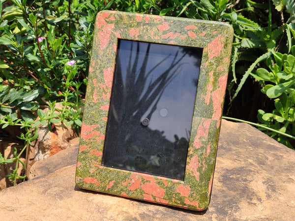 Hand Made Unakite Picture Frame in Box - Sold per Item - From South Africa