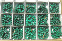 Polished Large Malachite Ball Shaped Beaded Necklace - Sold Per Item- From Congo