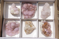 Natural Amethyst Spirit Quartz Clusters x 6 From Boekenhouthoek, South Africa