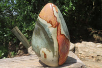 Polished Polychrome Jasper Standing Free Form x 1 From Madagascar