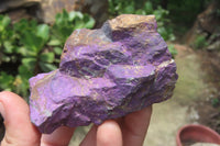 Natural Metallic Purpurite Cobbed Specimens x 6 From Erongo, Namibia