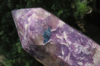 Polished Lepidolite with Pink Rubellite Tower x 1 From Ambatondrazaka, Madagascar