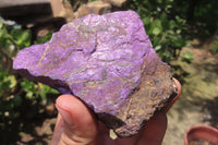 Natural Metallic Purpurite Cobbed Specimens x 6 From Erongo, Namibia