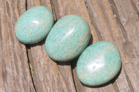 Polished Amazonite Free Forms x 24 From Zimbabwe