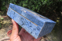 Hand Made Dumortierite Jewellery Box x 1 From Mozambique