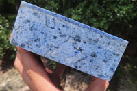 Hand Made Dumortierite Jewellery Box x 1 From Mozambique