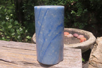 Polished Blue Marble Candle Holders x 2 From China