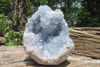 Natural Celestite Geode Specimen x 1 From Sakoany, Madagascar