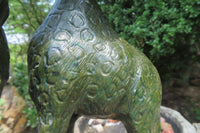 Hand Made Green Verdite Giraffe Carving x 1 From Zimbabwe