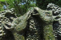 Hand Made Green Verdite Giraffe Carving x 1 From Zimbabwe