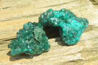 Natural Dioptase On Dolomite Specimens x 6 From Likasi, Congo