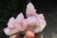 Natural Amethyst Spirit Quartz Clusters x 6 From Boekenhouthoek, South Africa