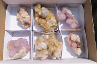 Natural Amethyst Spirit Quartz Clusters x 6 From Boekenhouthoek, South Africa