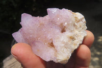 Natural Amethyst Spirit Quartz Clusters x 6 From Boekenhouthoek, South Africa