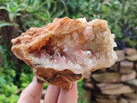 Natural Limonite Quartz Clusters x 2 From Solwezi, Zambia