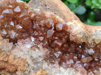 Natural Limonite Quartz Clusters x 2 From Solwezi, Zambia