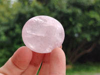 Polished Rose Quartz Palm Stones x 24 From Madagascar