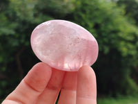 Polished Rose Quartz Palm Stones x 24 From Madagascar