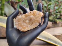 Natural Limonite Quartz Clusters x 12 From Zambia