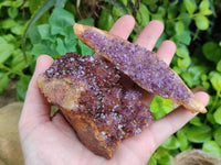 Natural Amethystos Amethyst Clusters x 7 From Kwaggafontein, South Africa