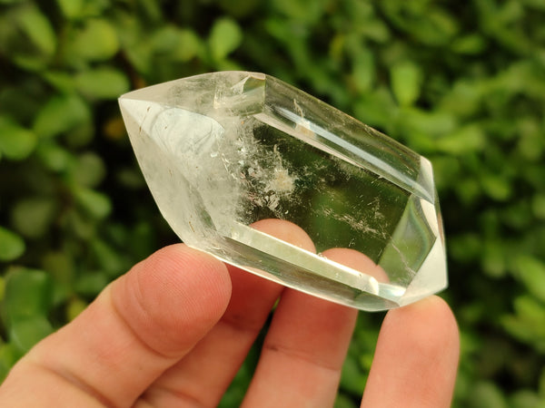 Polished Double Terminated Clear Quartz Crystals x 12 From Madagascar