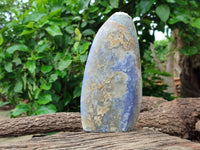 Polished Blue Lace Agate Standing Free Form x 1 From Malawi