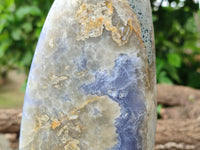 Polished Blue Lace Agate Standing Free Form x 1 From Malawi