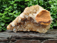 Natural Limonite Quartz Clusters x 4 From Zambia