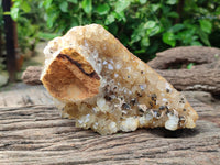 Natural Limonite Quartz Clusters x 4 From Zambia