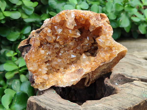 Natural Limonite Quartz Clusters x 4 From Zambia