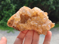 Natural Limonite Quartz Clusters x 4 From Zambia