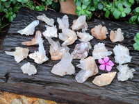 Natural Mixed Quartz Clusters x 35 From Madagascar