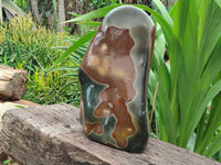 Polished Polychrome Jasper Standing Free Form x 1 From Madagascar