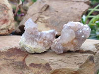 Natural Spirit Quartz Clusters x 9 From Boekenhouthoek, South Africa