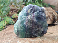 Natural Watermelon Fluorite Cobbed Specimens x 4 From Uis, Namibia