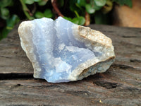 Natural Blue Lace Agate Geode Specimens x 35 From Malawi