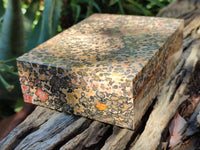 Hand Made Snakeskin Jasper Jewellery Box x 1 From Australia