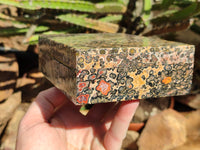 Hand Made Snakeskin Jasper Jewellery Box x 1 From Australia