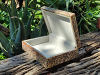 Hand Made Snakeskin Jasper Jewellery Box x 1 From Australia