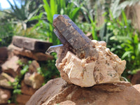 Natural Smokey Quartz Clusters x 2 From Zomba, Malawi