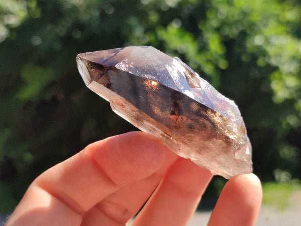 Natural Smokey Quartz Crystals x 12 From Zomba, Malawi