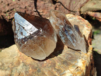 Natural Smokey Quartz Crystals x 12 From Zomba, Malawi