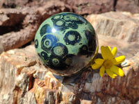 Polished Stromatolite Spheres x 3 From Madagascar