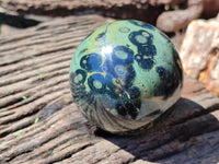 Polished Stromatolite Spheres x 3 From Madagascar