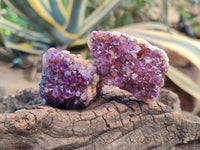 Natural Amethystos Amethyst Clusters x 20 From Kwaggafontein, South Africa