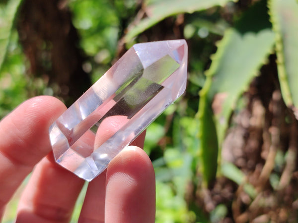 Polished Clear Quartz Crystal Points x 12 From Madagascar